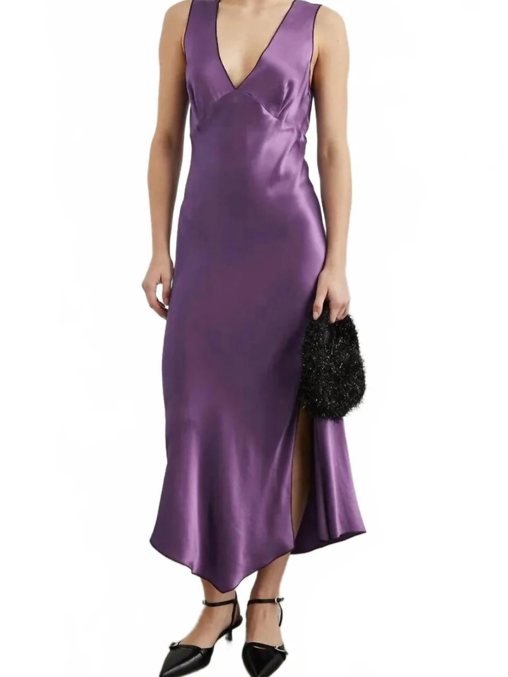Rails Monique Slip Midi Dress in Amethyst